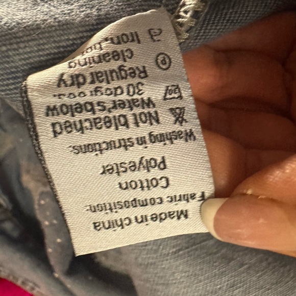 Personalized Pearl Studded Denim Jacket Size Large. - Picture 11 of 11